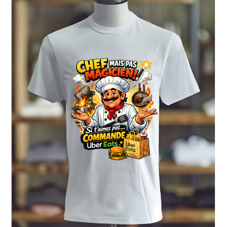 T-shirt Chef mais pas magicien !